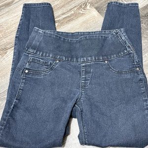 SPANX jeans sz 2-4 skinny side zip jeggings